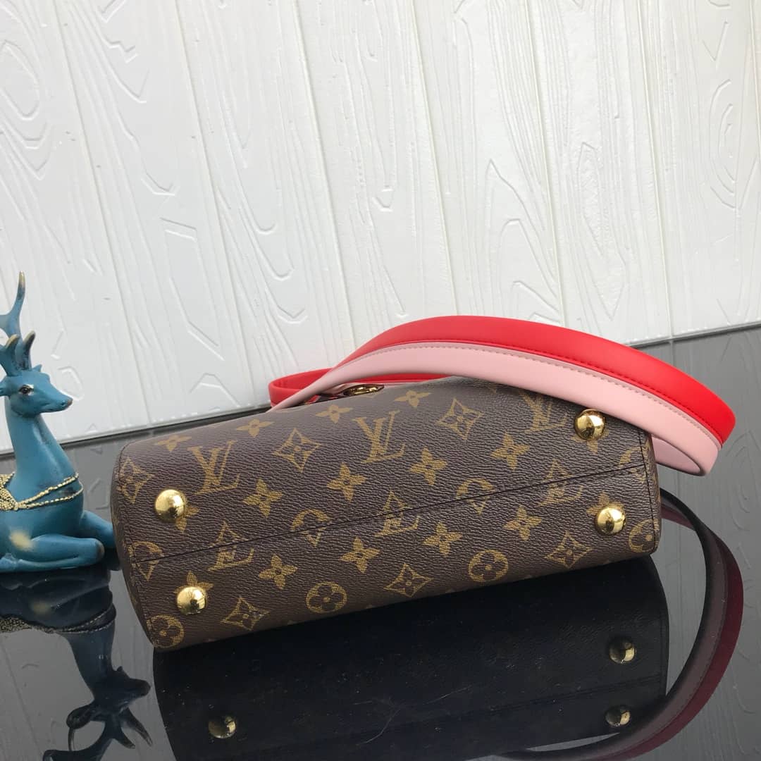 Louis Vuitton Cluny BB Monogram Canvas Shoulder Bag Replica Red M42738