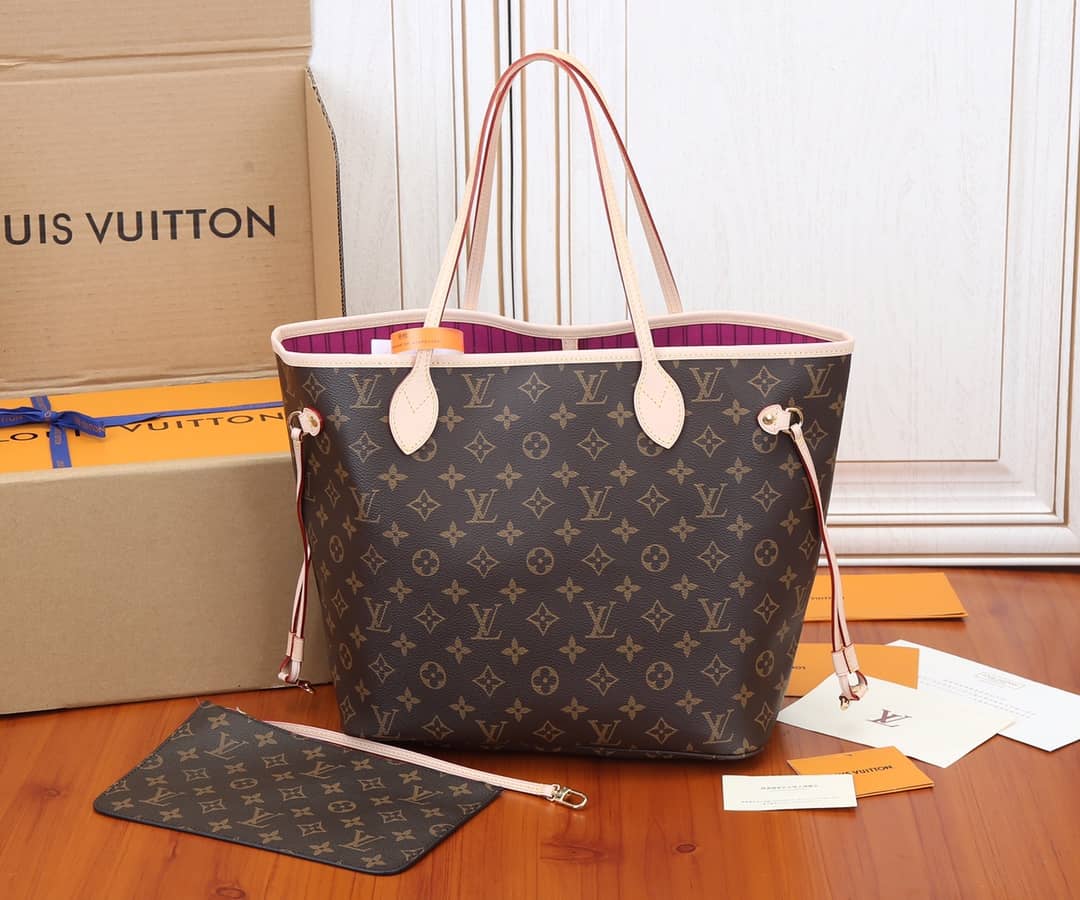 Louis Vuitton Monogram Canvas Neverfull MM Bag Replica M41178