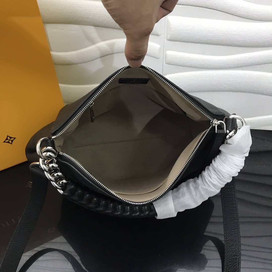 Louis Vuitton Babylone Chain BB 2way Replica Shoulder Bag Black M51223
