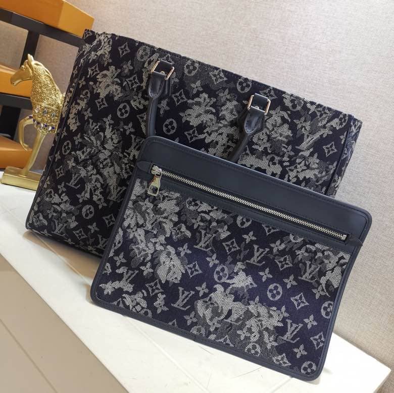 Louis Vuitton Gran Sac Monogram Tapestry Tote Replica M57284