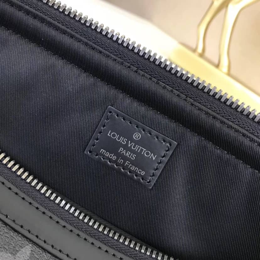 Louis Vuitton Odyssey Monogram Eclipse MM Messenger Bag Replica M44224