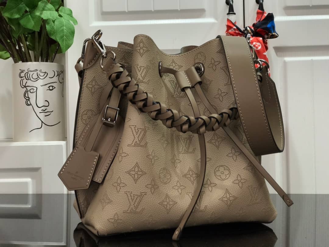 Louis Vuitton Mahina Muria Replica Handbag Gray M55801
