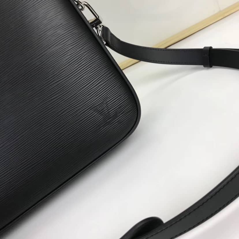 Louis Vuitton Dandy MM Epi Leather Bag Replica Black M54404