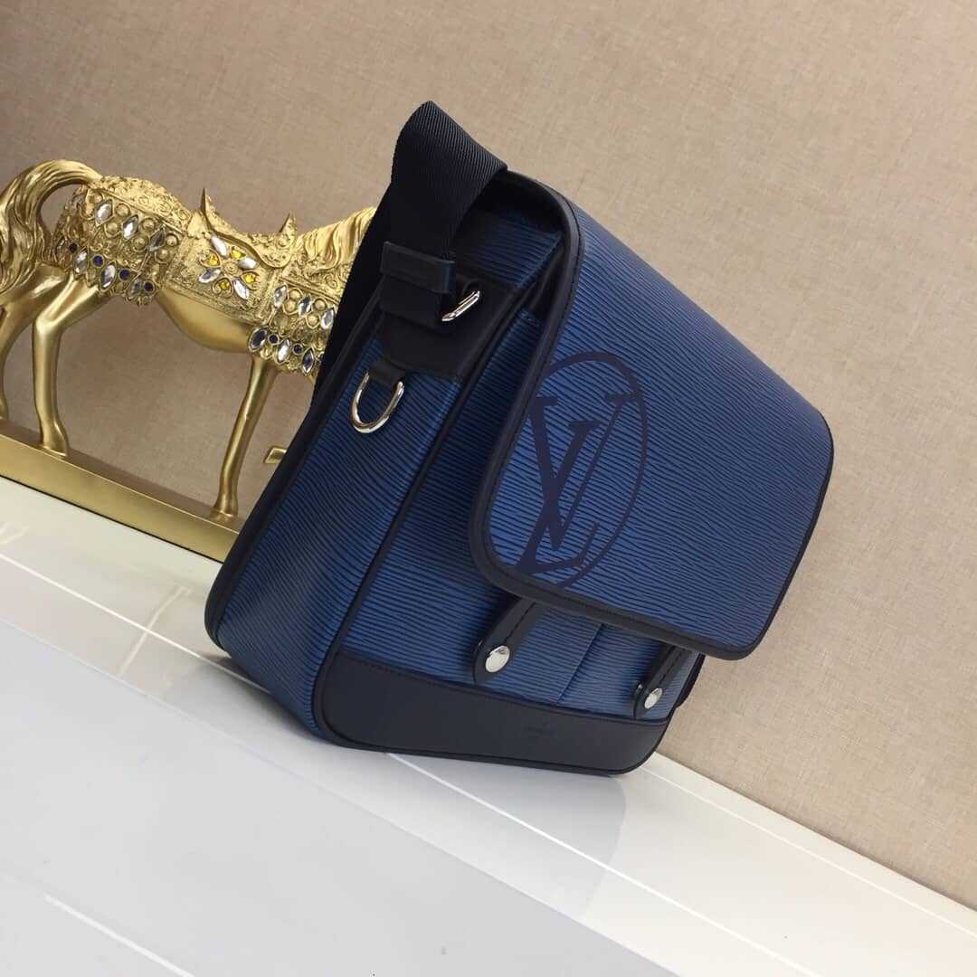 Louis Vuitton Epi Downtown PM Messenger Bag Replica Blue M53492