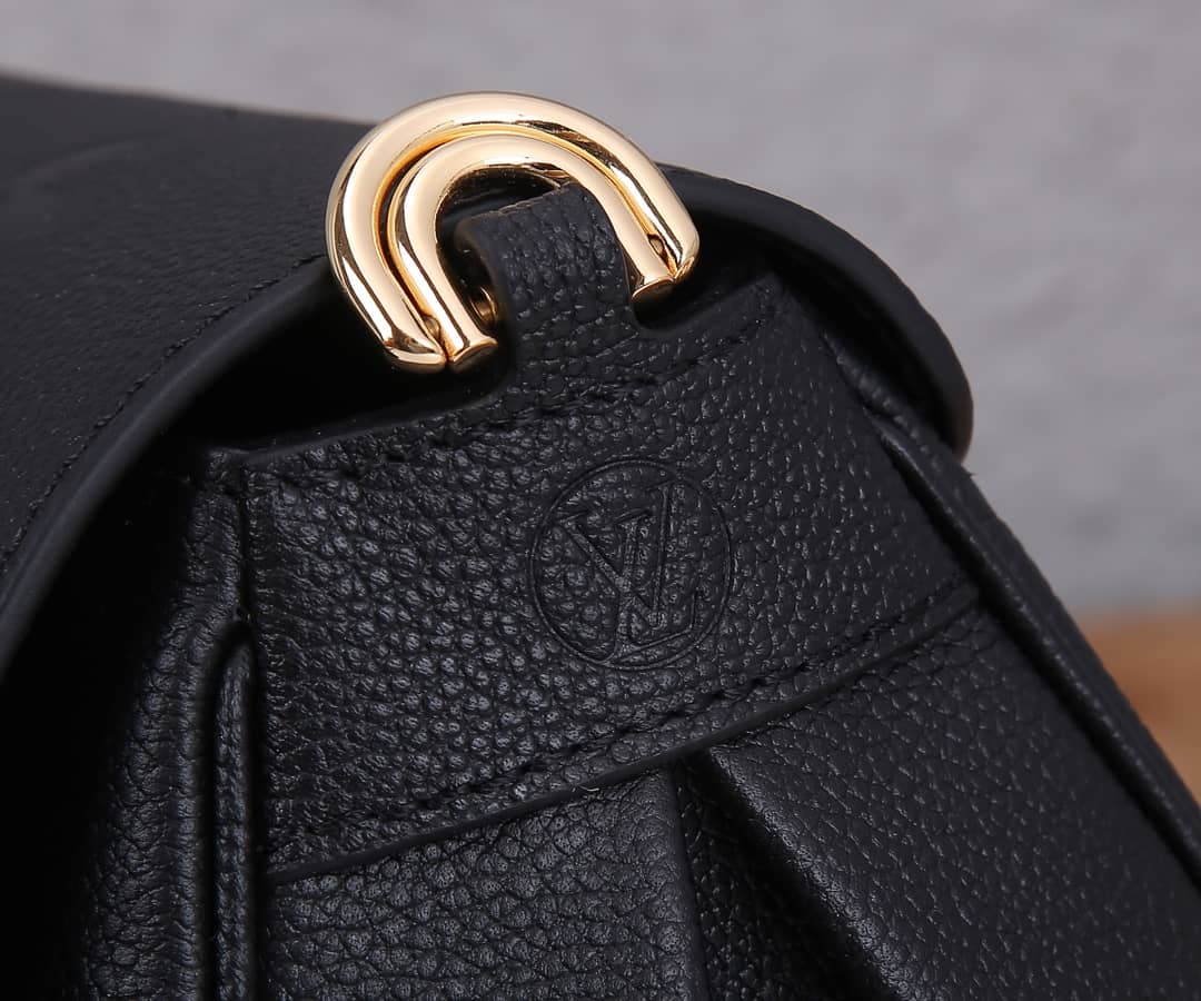 Louis Vuitton Favorite Monogram Empreinte Leather Replica Shoulder Bag Black M45813