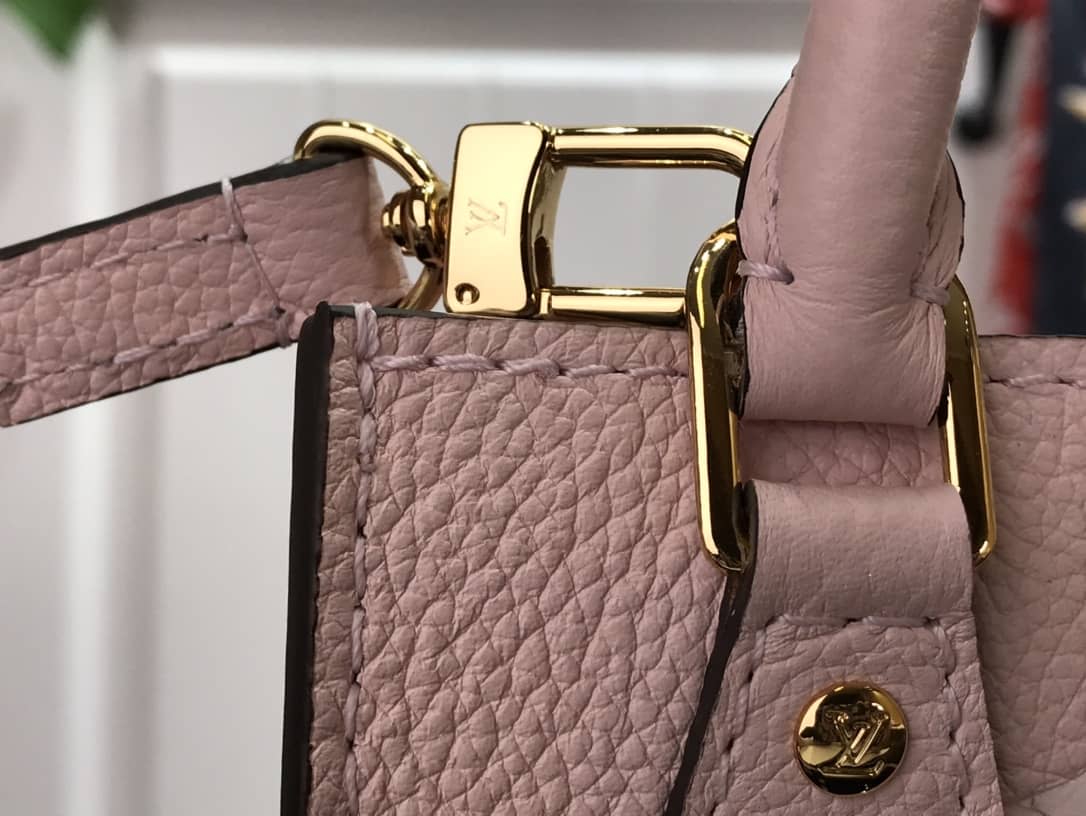 Louis Vuitton Monogram Petit Sac Plat Bag Replica Pink M80449