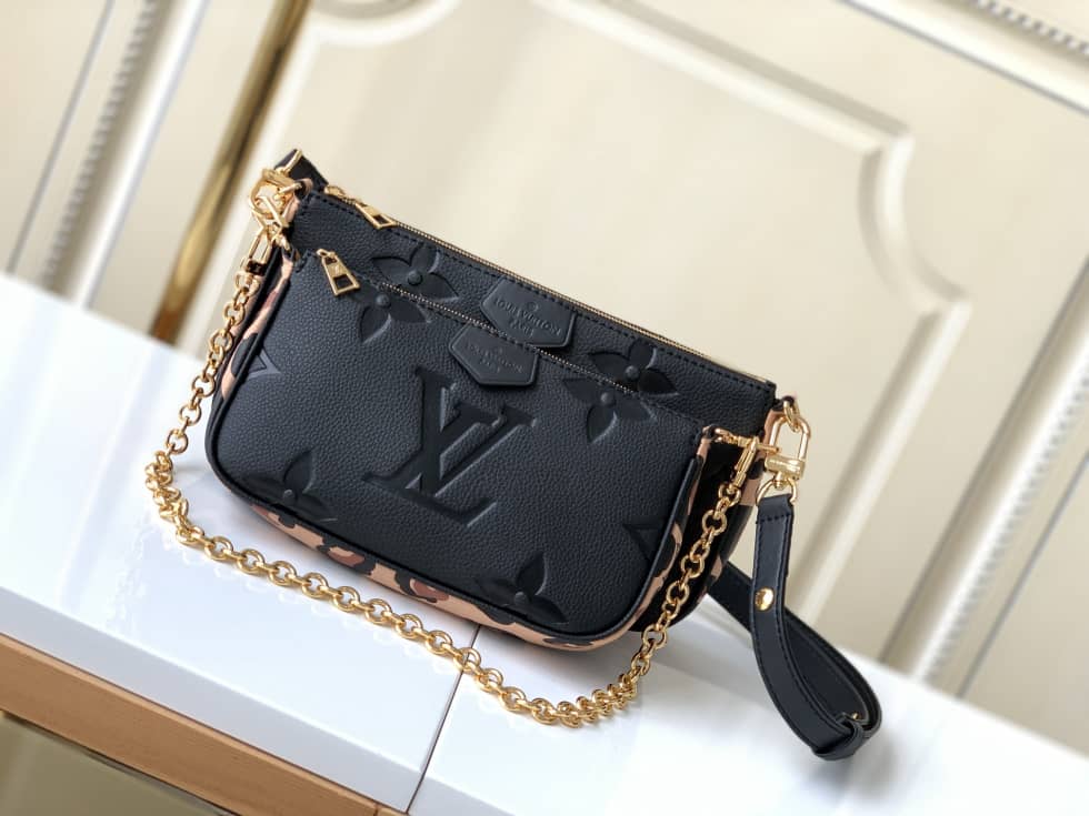 Louis Vuitton Multi Pochette Accessoires Monogram Empreinte M58520 Replica