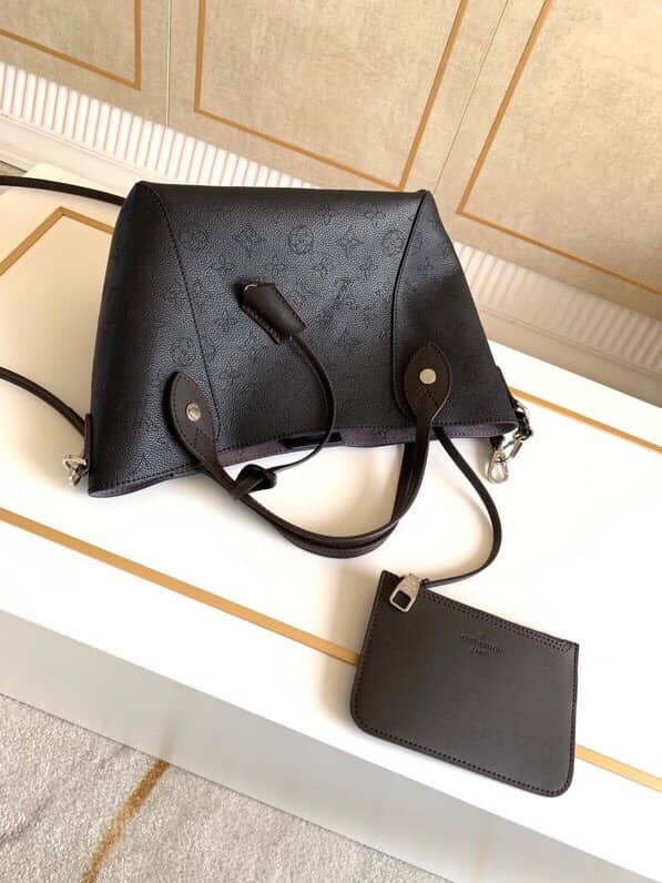 Louis Vuitton Mahina Hina PM Leather Tote Replica Black M54353