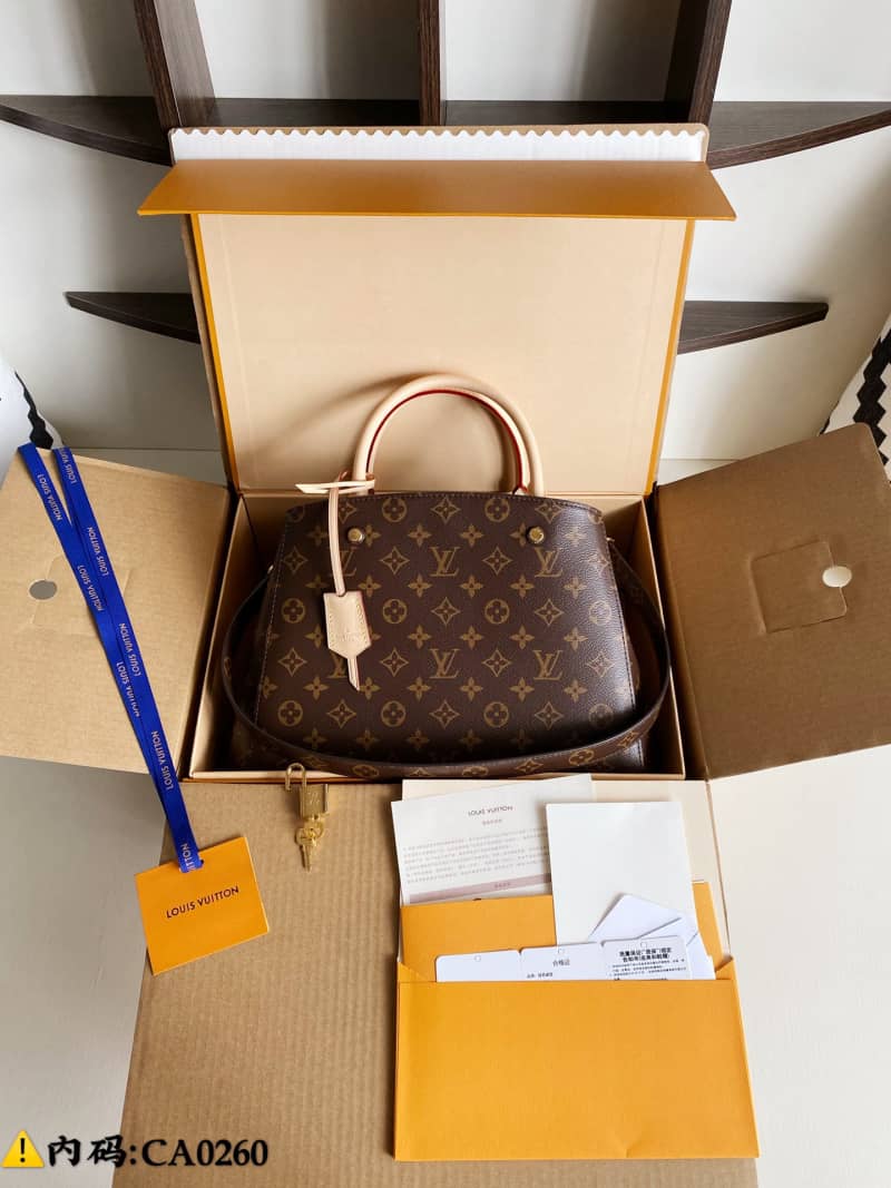 Louis Vuitton Montaigne MM Monogram Canvas Bag Replica M41056