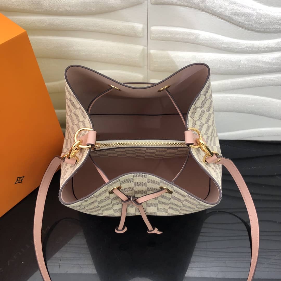 Louis Vuitton Neonoe Replica Bucket Bag Beige Pink M44020