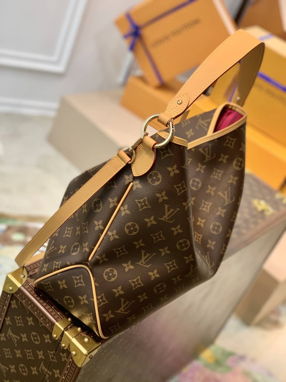 Louis Vuitton Delightful MM Monogram M50156 Replica Shoulder Bag