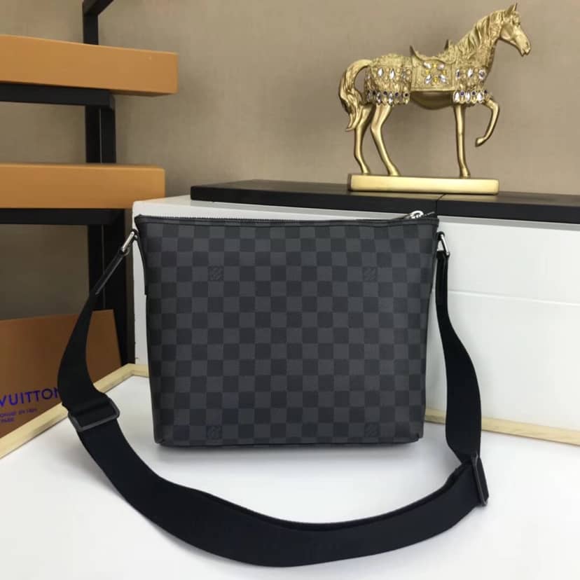 Louis Vuitton Mick PM Damier Graphite Replica Shoulder Bag N41211