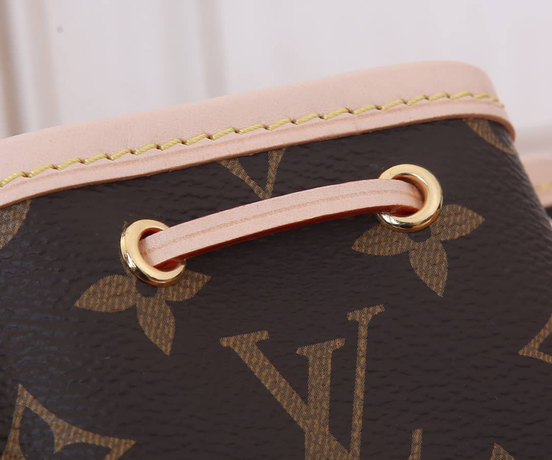 Louis Vuitton Monogram Nano Noe Drawstring Replica Shoulder Bag M41346