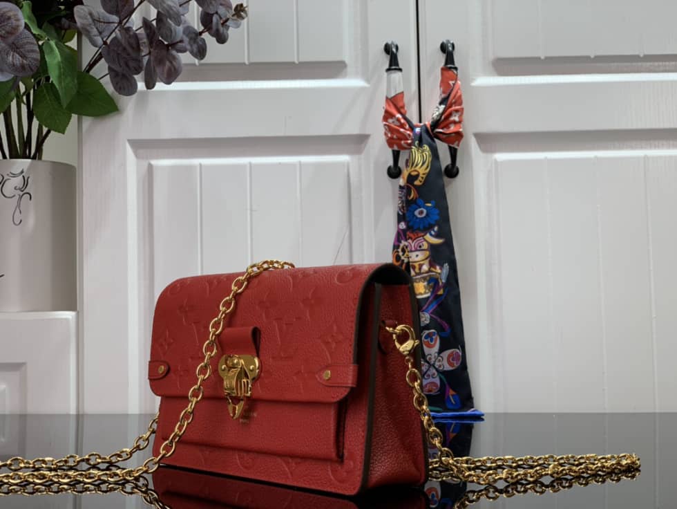 Louis Vuitton Vavin PM Monogram Empreinte Red M44151 Replica Shoulder Bag