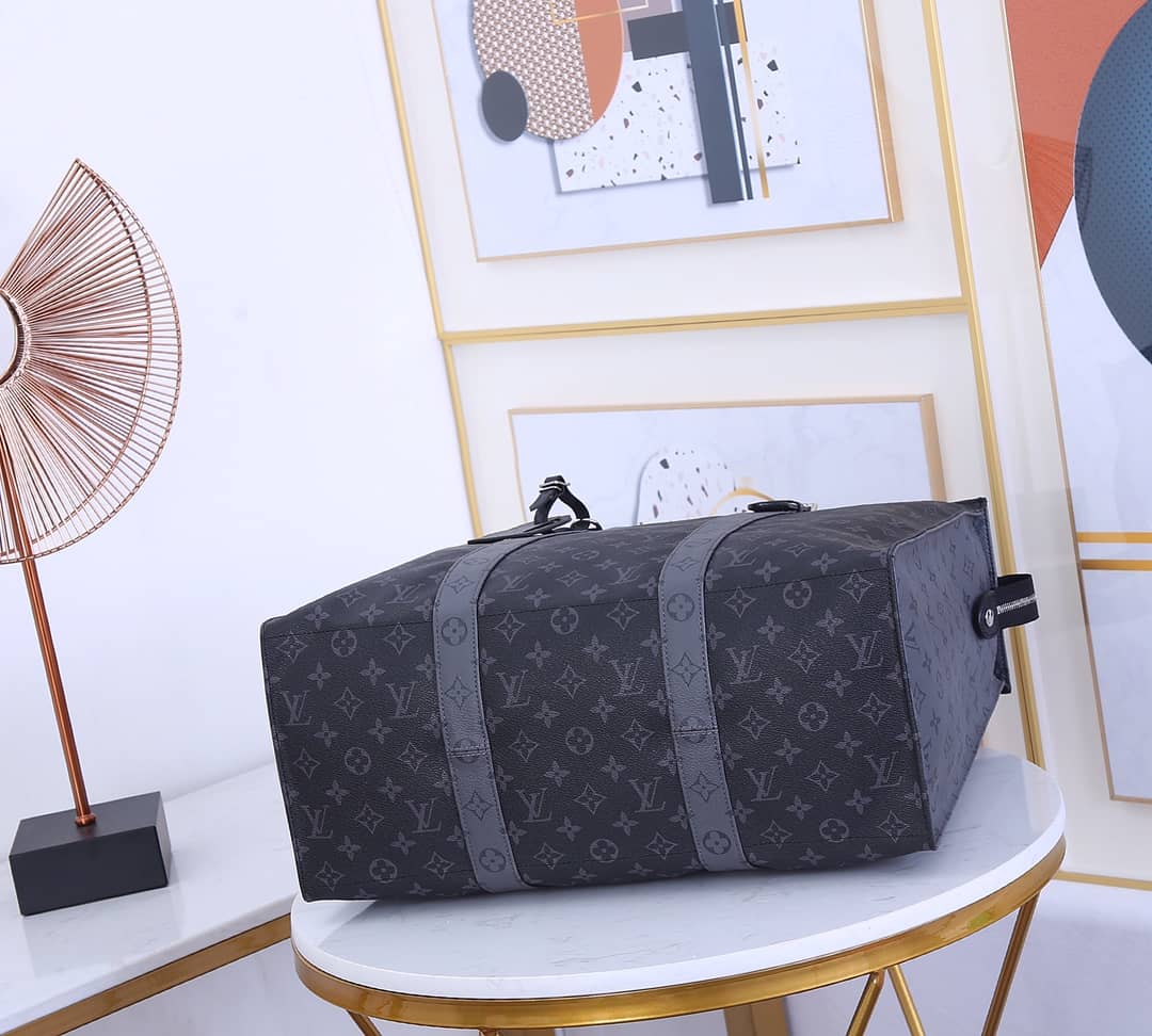 Louis Vuitton Monogram Eclipse Cabas Zippe GM Replica Tote M45379