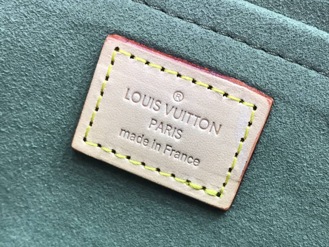 Louis Vuitton Monogram Denim Mini Pleaty Replica Shoulder Bag Green M95050