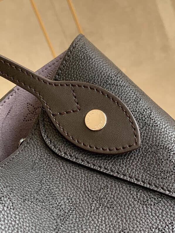 Louis Vuitton Mahina Hina PM Leather Tote Replica Black M54353