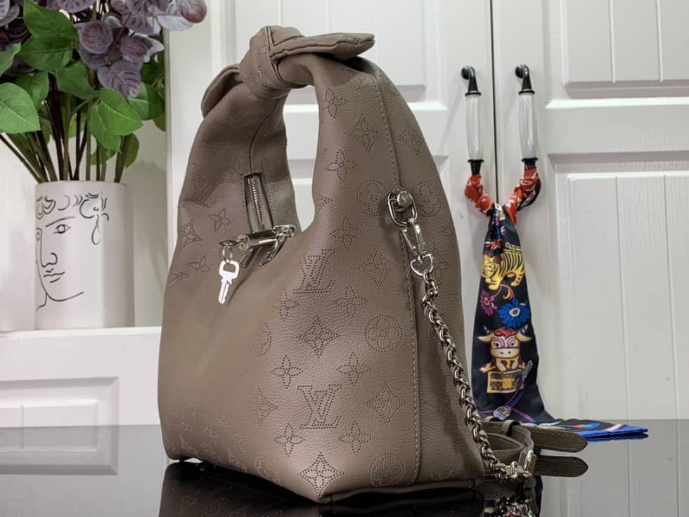 Louis Vuitton Why Knot PM Mahina Leather M20701 Replica Hobo