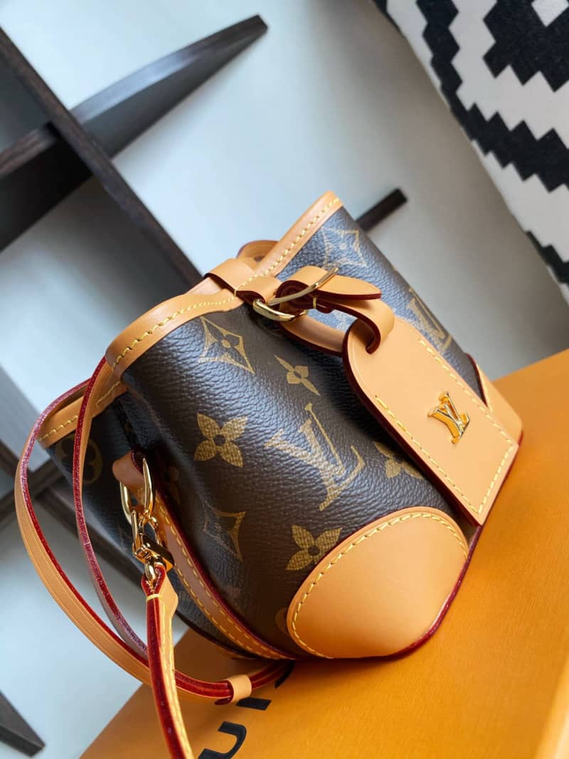Louis Vuitton Monogram Coated Canvas Replica Crossbody Bag Brown M57099