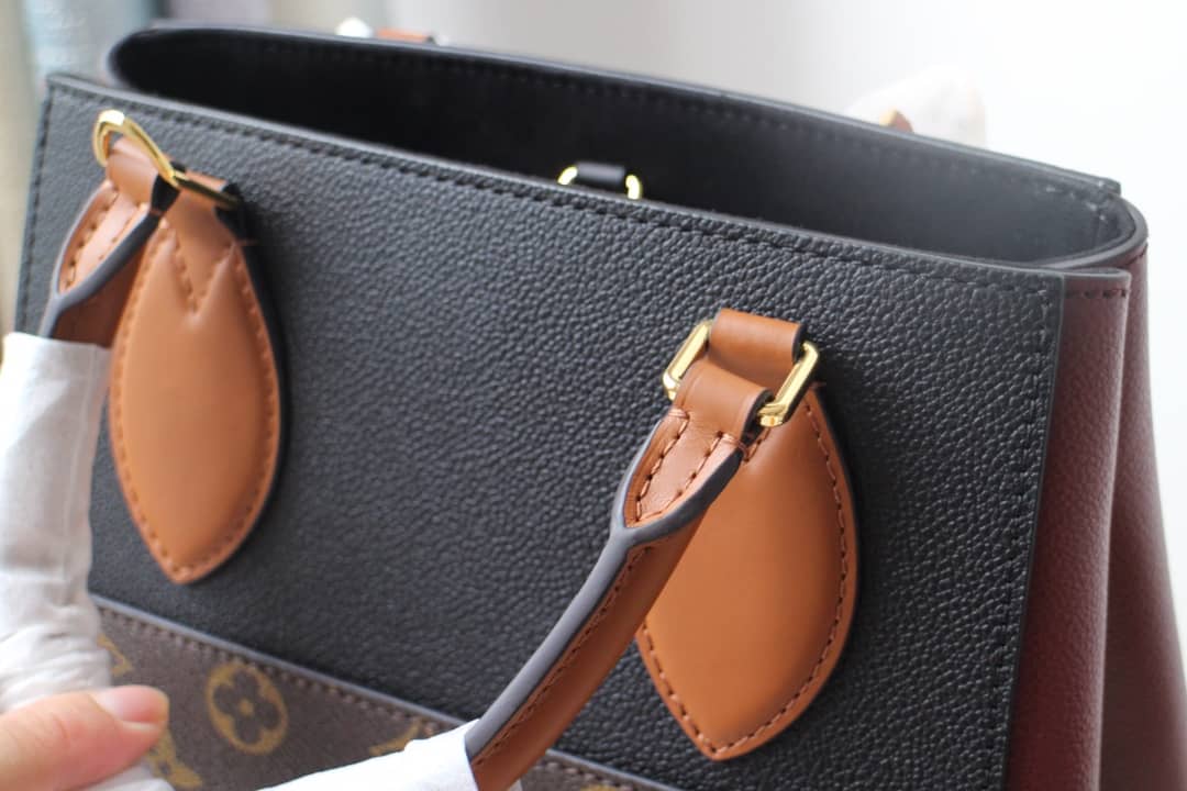 Louis Vuitton Monogram Fold MM 2way Tote Replica Black M45409