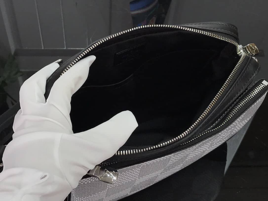 Louis Vuitton Virgil Abloh Trio Multi Replica Messenger Bag Gray M69443