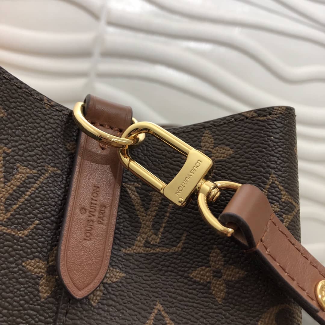 Louis Vuitton Neonoe Replica Bucket Bag Brown M44020