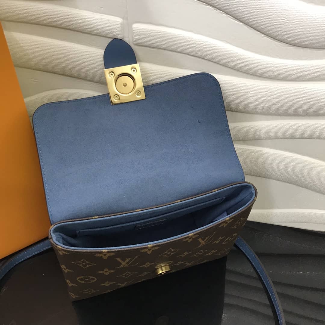 Louis Vuitton Locky BB Replica Crossbody Handbag Blue M44321