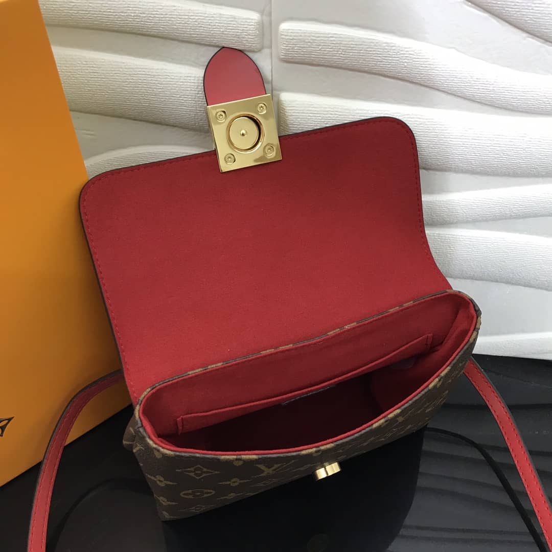 Louis Vuitton Locky BB Replica Crossbody Bag Red M44321