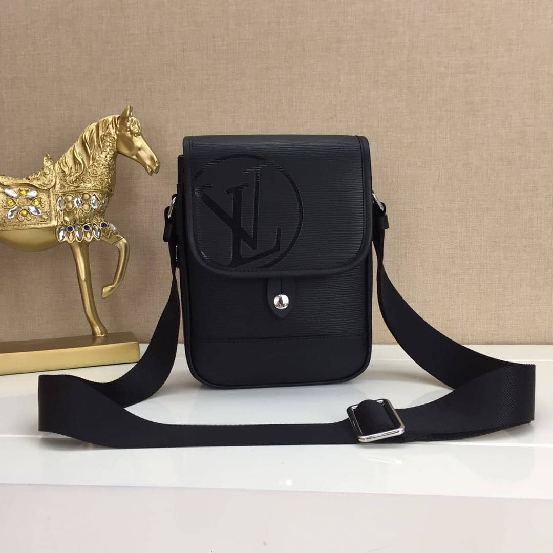 Louis Vuitton EPI Downtown BB Replica Messenger Bag Black M53497