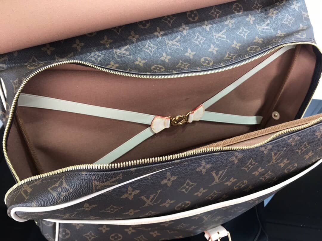 Louis Vuitton Monogram Canvas Hunting Bag Brown M41140 Replica