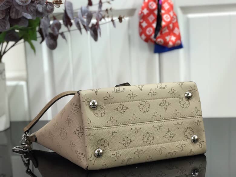 Louis Vuitton Mahina Hina PM Leather Tote Replica Apricot M54353