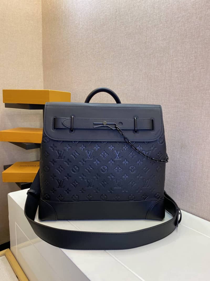 Louis Vuitton Steamer PM Monogram Taurillon Bag Replica M55701