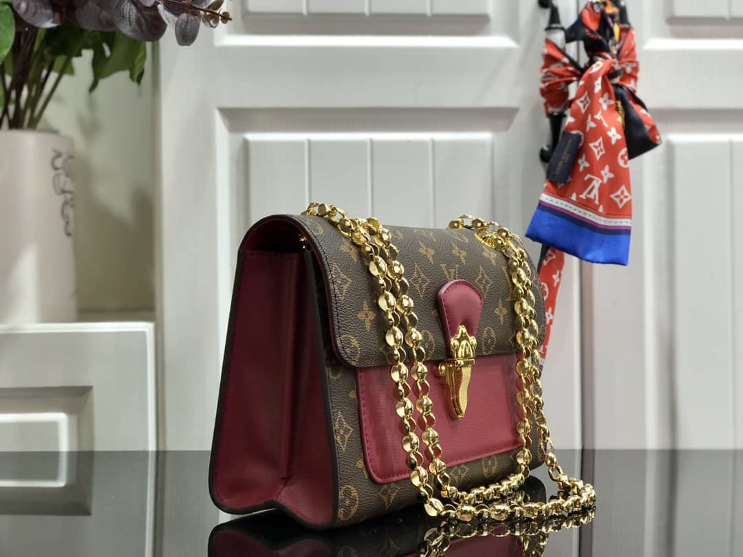 Louis Vuitton Monogram Canvas Victoire Chain Bag Replica Purple M41731