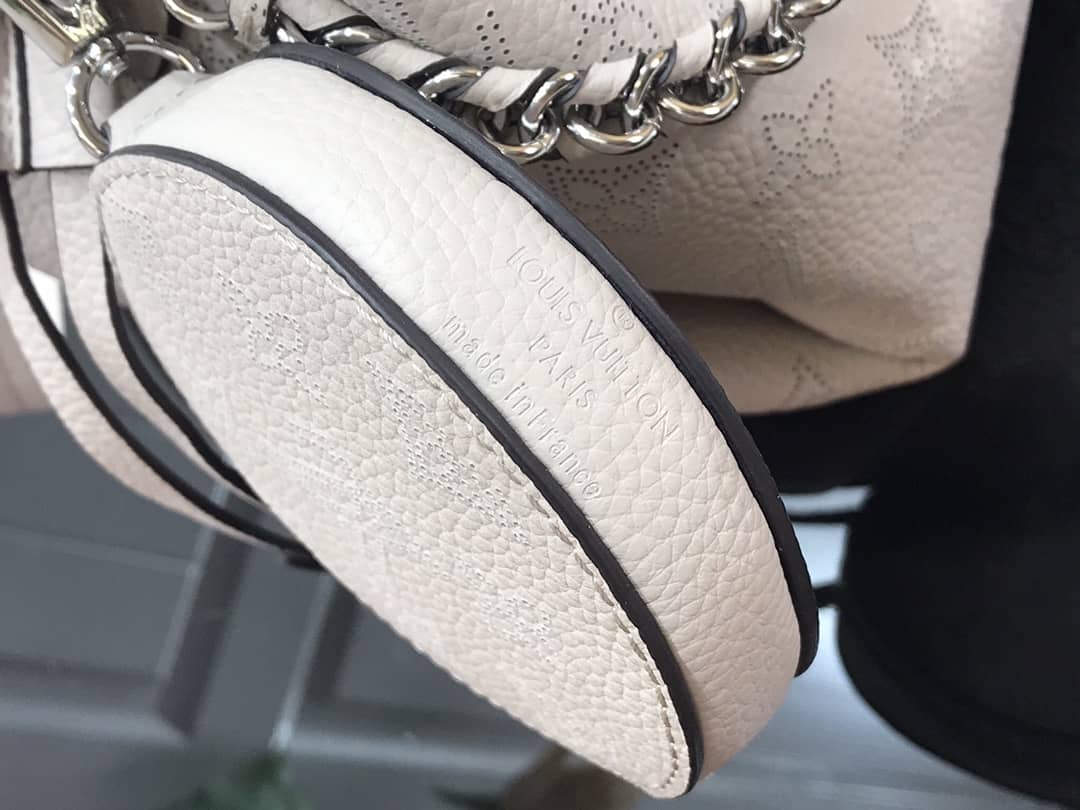 Louis Vuitton Bella Mahina Magnolia Leather Replica Bag M57068 Beige