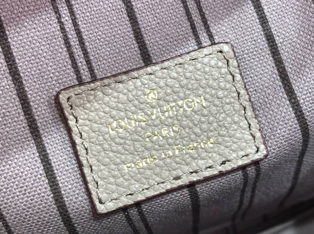 Louis Vuitton Pochette Metis Braided Monogram Empreinte Replica Gray M43942