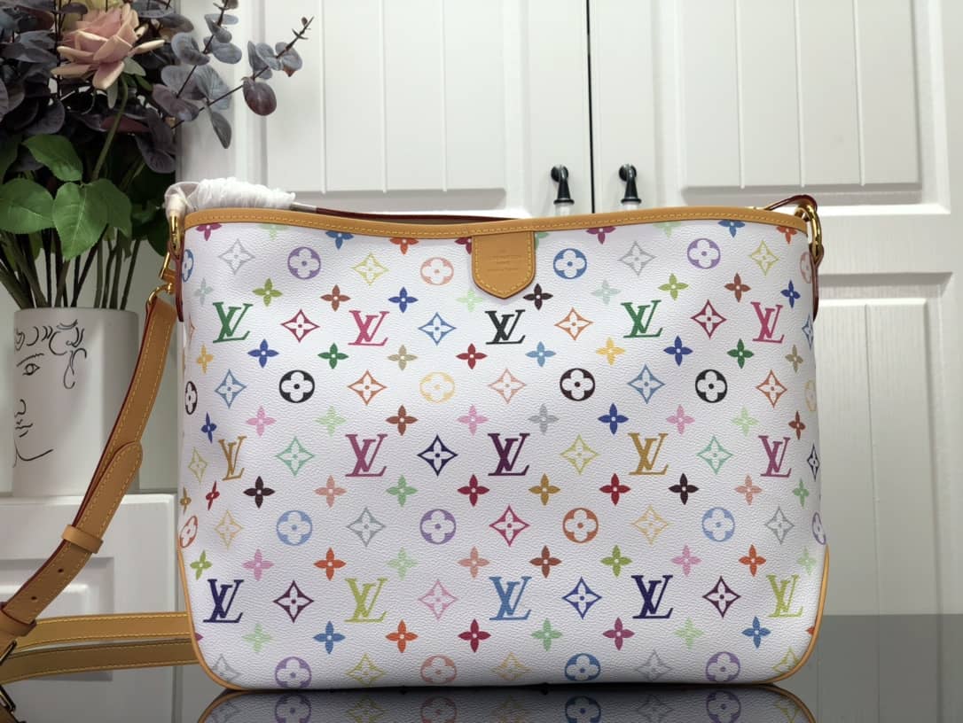Louis Vuitton Delightful PM Monogram Multicolor Shoulder Bag Replica White M40352