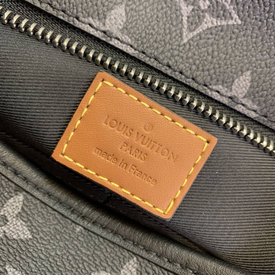 Louis Vuitton Besace Zippée Monogram MM Replica Bag Black M45214
