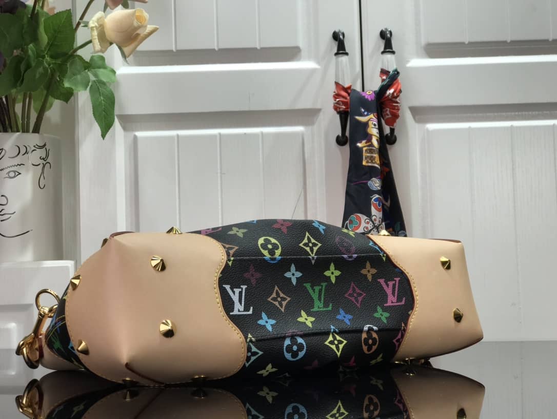 Louis Vuitton Judy MM 2way Monogram Multi-Color Bag Replica Black M40255