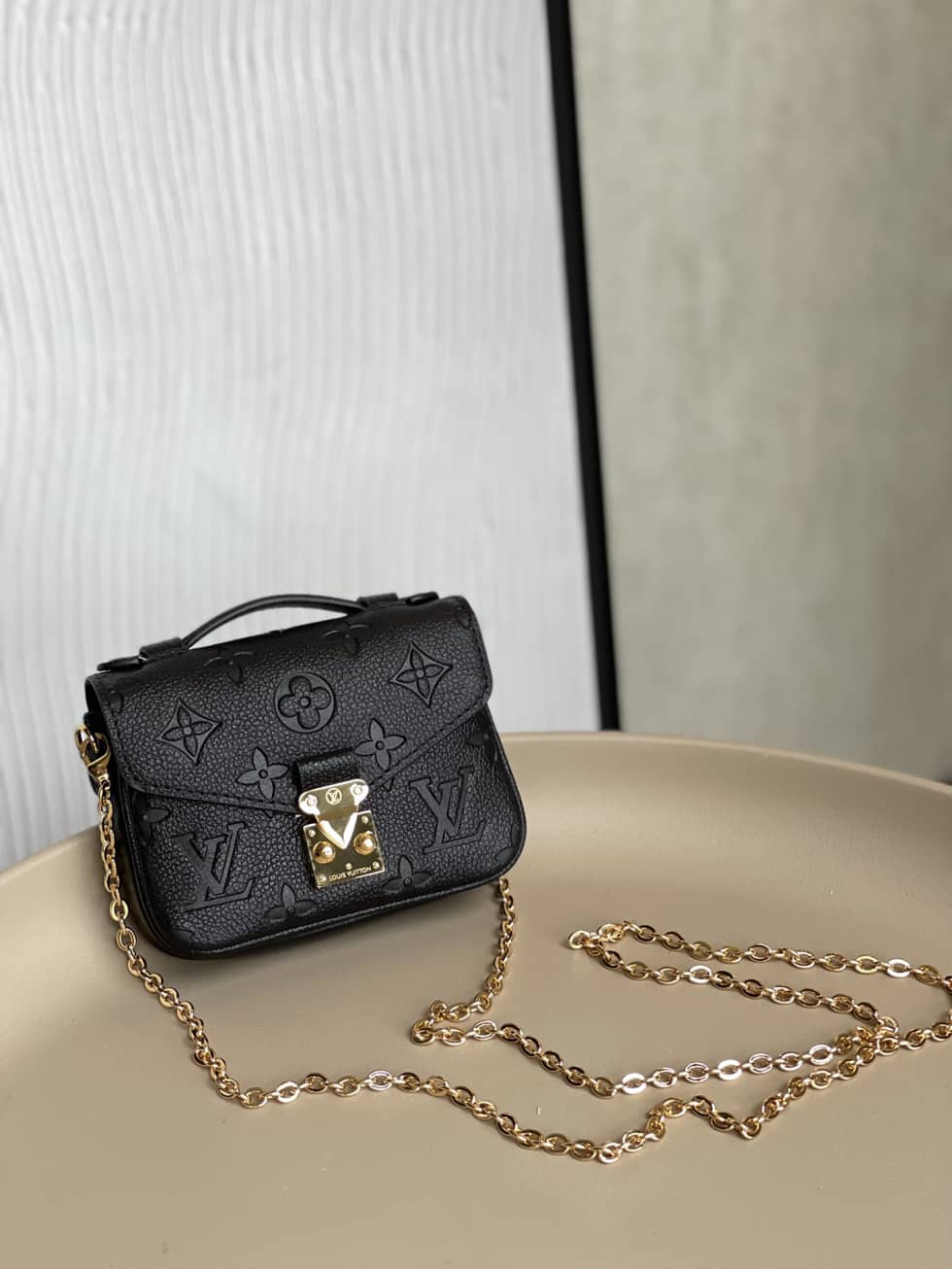 Louis Vuitton Micro Métis Monogram Empreinte Leather 2WAY Chain M81389 Replica Crossbody Bag