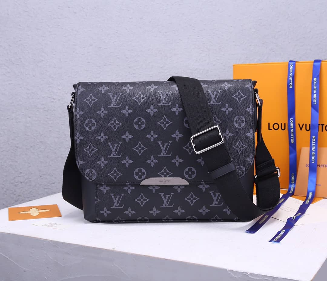 Louis Vuitton PM Explorer Monogram Eclipse Canvas Messenger Bag Replica M40565