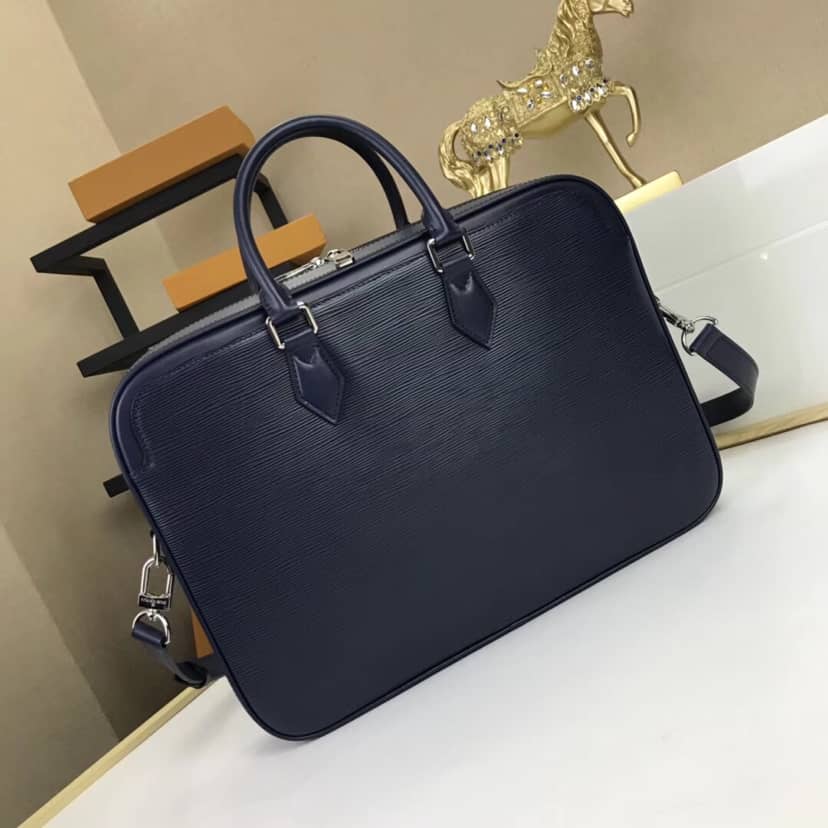 Louis Vuitton Dandy MM Epi Leather Bag Blue Replica M54405