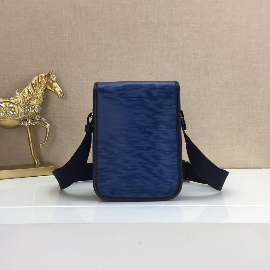 Louis Vuitton EPI Downtown BB Messenger Bag Replica Blue M53497