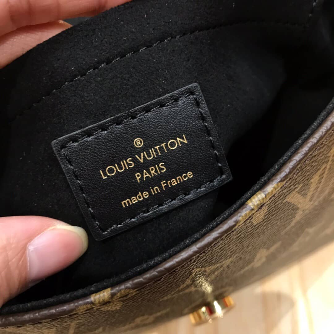 Louis Vuitton Monogram Canvas Locky BB Bag Replica Black M44321