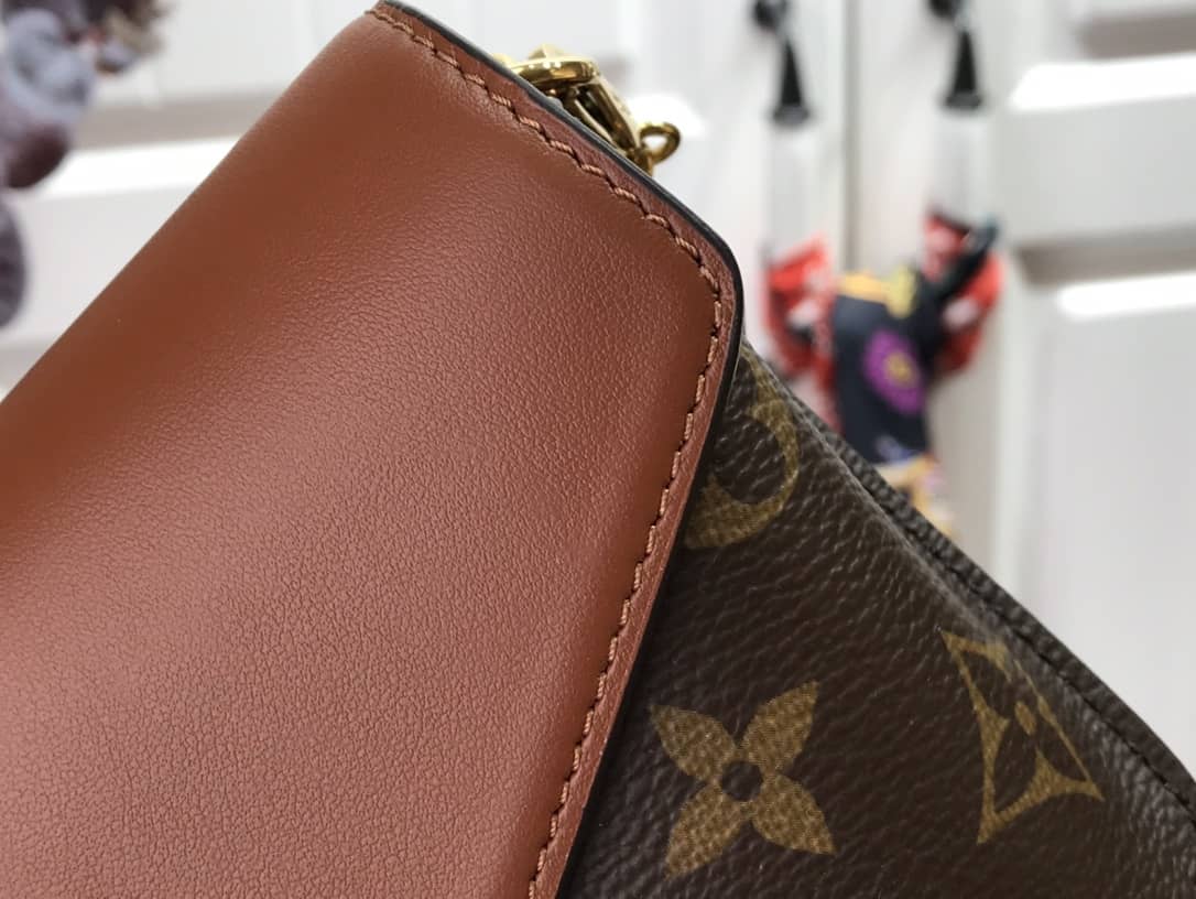 Louis Vuitton Padlock On Strap Monogram Replica Shoulder Bag Brown M80559