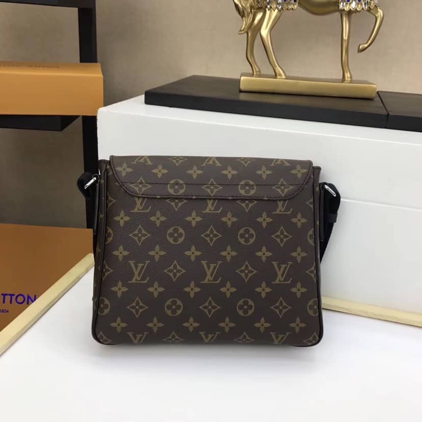 Louis Vuitton Monogram Macassar Canvas District PM Replica Shoulder Bag M40935