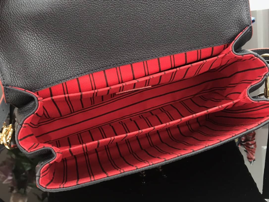Louis Vuitton Pochette Metis Braided Monogram Empreinte Replica Black M43942