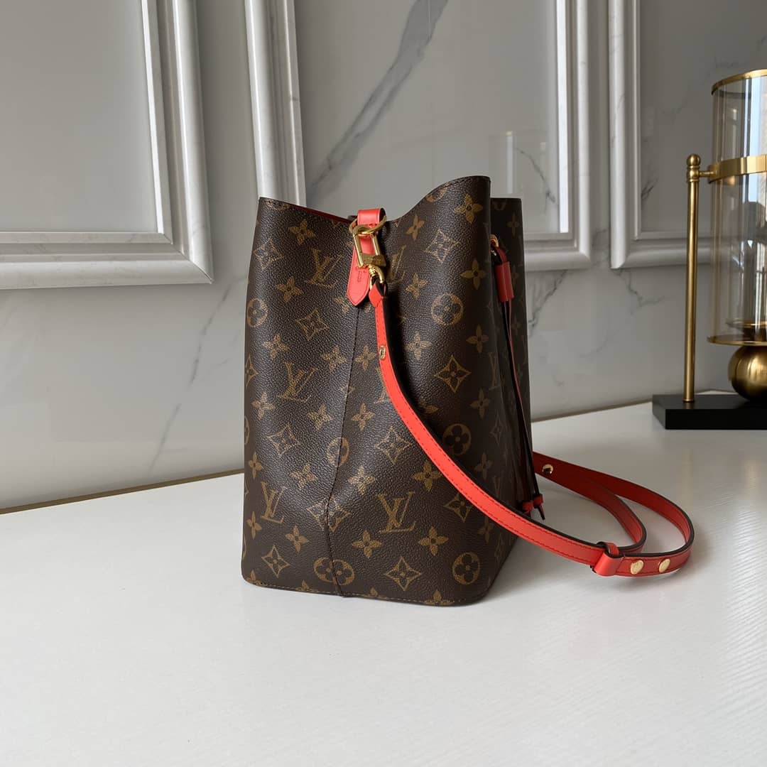 Louis Vuitton Neo Noe Replica Bucket Bag Brown M44021