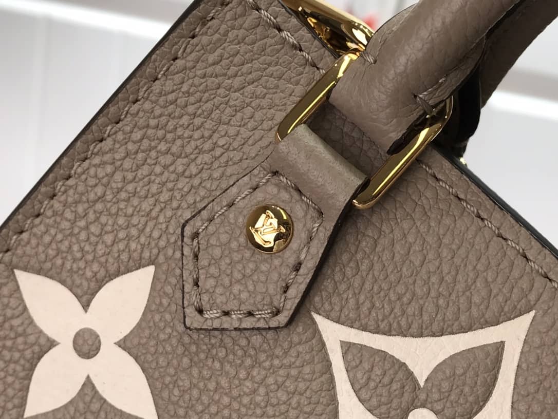 Louis Vuitton Monogram Petit Sac Plat Bag Replica Gray M80449