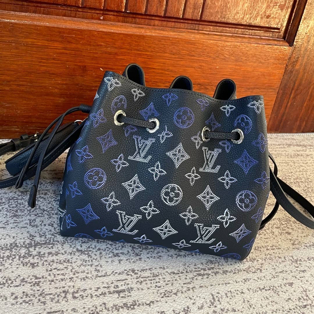 Louis Vuitton Bella Mahina Blue M59552 Replica Bucket Bag