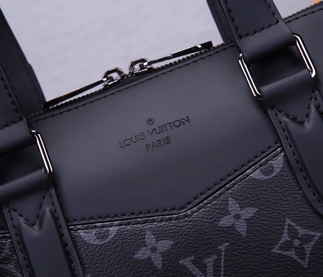 Louis Vuitton Monogram Eclipse Briefcase Explorer Business Bag Replica M40566